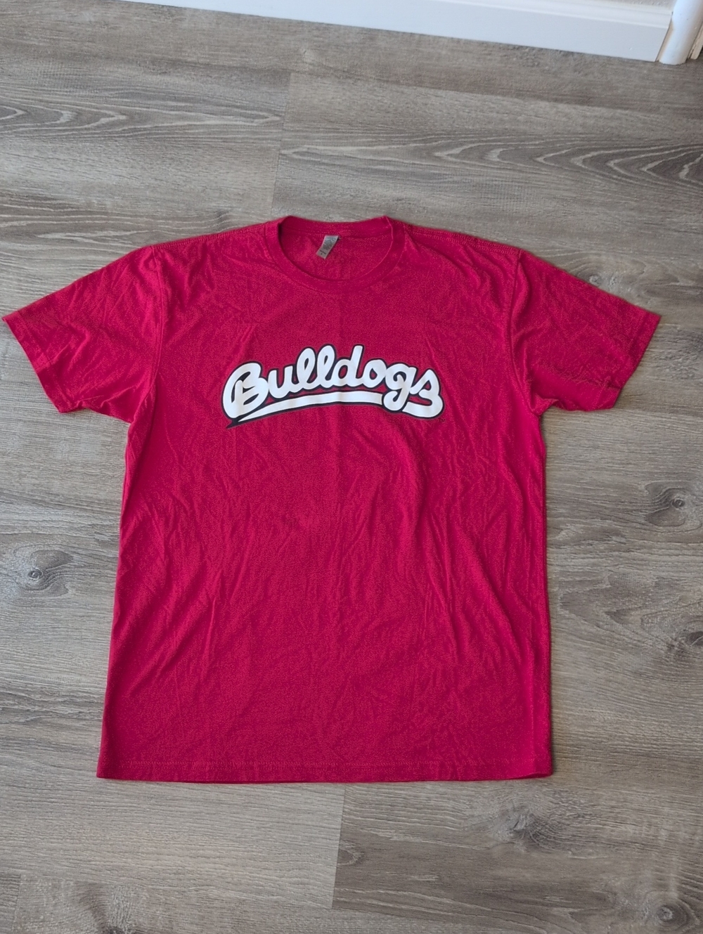 Fresno State University Bulldogs Red T-Shirt Size L
